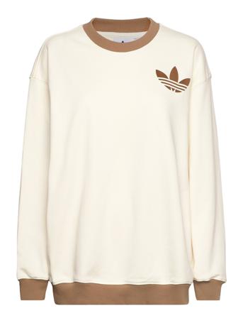 Sweatshirt Sweat-shirt Tröja Creme Adidas Originals