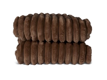 Pläd Esther brun Sagaform - Lyreco - Profilsortiment - Säsong - Julprodukter