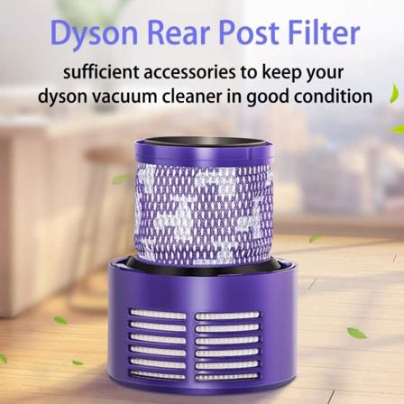 Vaskbart støvsugerfilter med rengøringsbørste, Dyson udskiftningsfilter til V10 SV12-serien