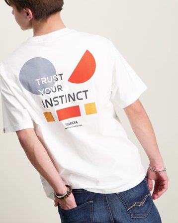 Garcia boys T-shirt ss Hvid T-shirts Dreng - Kids Brand Store