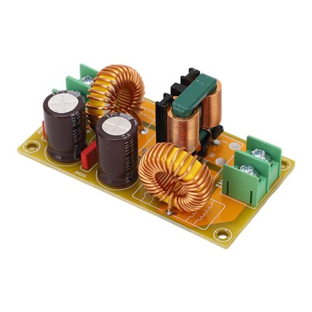 EMI Filtermodul Elektromagnetisk Interferensfilter DC Strømforsyning LC Filter Undertrykkelseskort 50V 10A