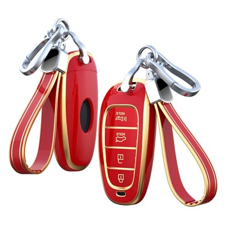 Fjernbetjeningsnøglekasse Bilnøgleskal RØD STYLE 1 STYLE 1