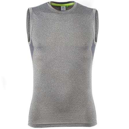 Tombo Teamsport Herr Sleeveless Fitness T-Shirt/Väst Topp S Grå Grey Marl / Grey S