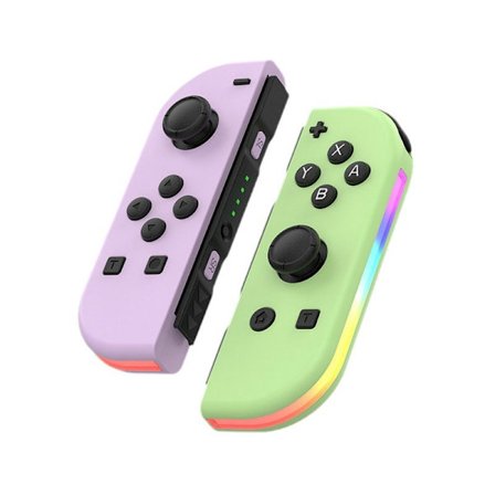 Lys Lilla Lys Grøn Trådløs Bluetooth spilcontroller med alarmurfunktion og dobbelt vibration og lys