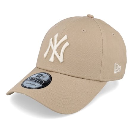 New Era - MLB Beige adjustable Cap - New York Yankees League Essential 9FORTY Camel/Stone Adjustable @ Hatstore