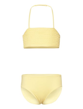 Bikini Bandeau Smock Yellow Lindex