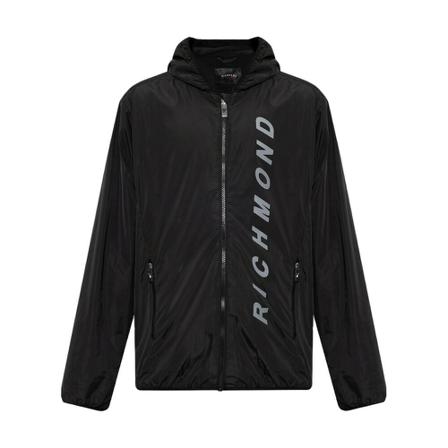 John Richmond Jacket With Logo , Zwart , Heren , Maat: M