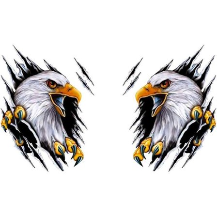 Auto 3D eläin kotka autotarra auto konepelti tarra auto korin kotka kuvio koriste naarmu esto autotarra sopiva