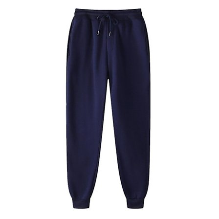 Männs Byxor Sweatpants Hip-hop Byxor Leggings Vadderade Casual Byxor - Perfekt Navy