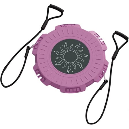 Core Twister Board med Modstandsbånd, Abdominal & Skrå Træner til Hjemmetræning - Styrker Core Muskler, Bærbar Fitness