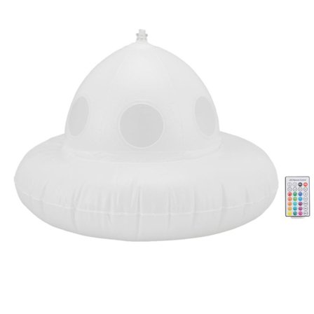 Vattentät flytande poolboll med färgglad solcellsbelysning