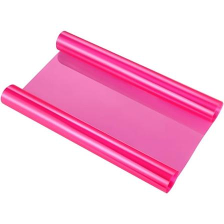 Transparent självhäftande film för bil- och motorcykelstrålkastare, dekoration och skydd, 30 x 120 cm (rosa)