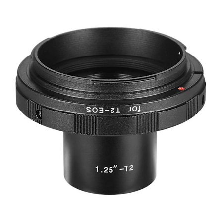 Andoer 1.25-T2-EOS Adapter Ring Fotografering Tilbehør Udskiftning til Canon EOS Kamera 1.25 Tommer Okularet T2 Teleskop til Landskabsfotografering 