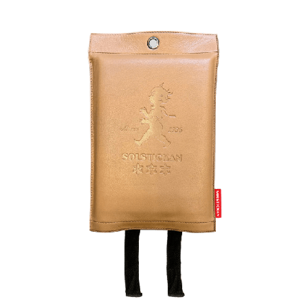 Solstickan Design Brandfilt - Ljust läder Dekoration Brun ONESIZE