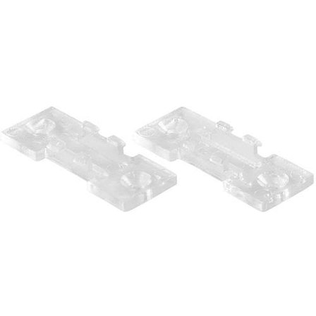 Hide-a-Lite 7550658 Montering af clips til aluminiumsprofiler, 2-pak, Installationsmateriale