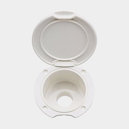 Bruseholder til brusehåndtag Lyx, plast, hvid