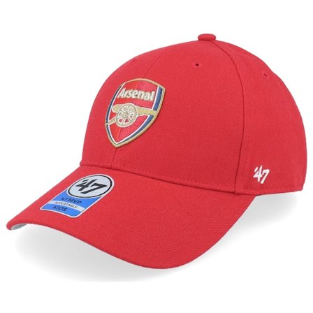 47 Brand - Football Rot Adjustable Cap - Kids Arsenal 47 Mvp Cap Red Adjustable @ Hatstore