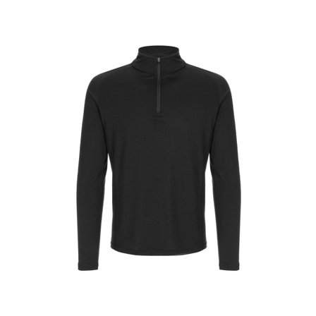 Super.natural Men's Base 1/4 Zip 175 Men base layer tops Black XL
