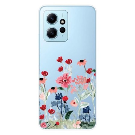 Siliconefodral - Kompatibel med Xiaomi Redmi Note 12 4G - design med vårblommor