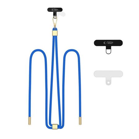 Tech-Protect C2S Rope Crossbody - hihnahihna - sininen