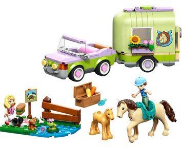 LEGO-Friends Henger med hest og føll 42695-LEGO Friends Henger med hest og føll 42695-LEGO-LEGO