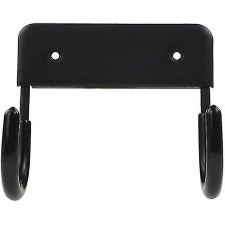 Vægmonteret Strygebræt Hængestativ Opbevaringsstativ Vaskeri Væghængt Sort 1 stk