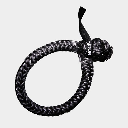 Soft shackle NOCK Titan Pro, UHMWPE 78, black, Ø12 mm (made from Ø6 mm rope), 120 mm, 3800 kg