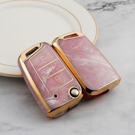 Auton avainkotelon cover suoja Auton case cover PINK