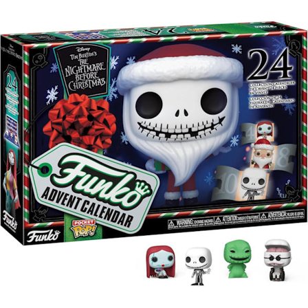 Julekalender: The Nightmare Before Christmas - 24 Pocket Pop! Vinyl Figurer - Perfekt