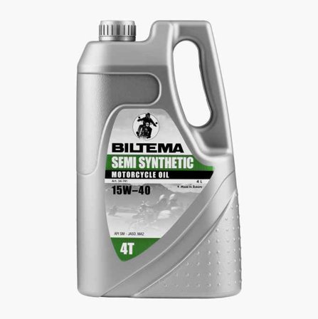 Biltema - MC-olje 15W–40 4 liter
