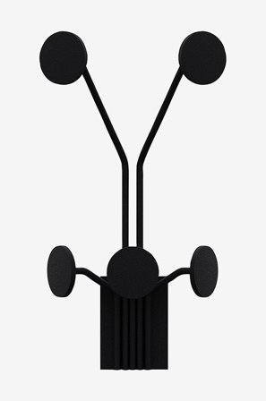 Hanah Home - Veggkrok i metall - Cleo - Svart - Småoppbevaring - Fra Homeroom