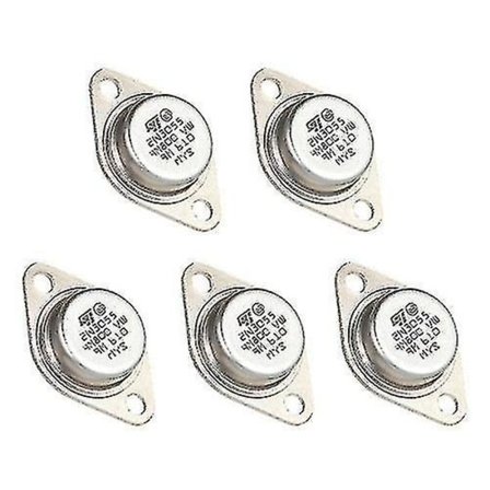 5 stk. 2N3055 Effekttransistorer af høj kvalitet