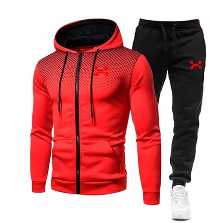 2023 Fashion Tracksuit til mænd Hoodie Fitness Gym Tøj Mænd Løbesæt Sportswear Jogger Mænds Tracksuit Vinterdragt Sport