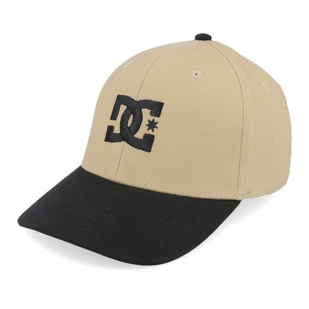 Kinder DC - Beige Cap - Kinder Cap Star Boy Crockery/Black Flexfit @ Hatstore