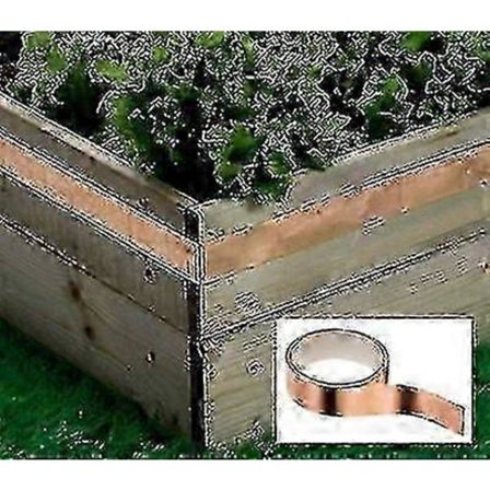 20m Koppartejp - 10mm Bredd - Skyddar Växter från Sniglar