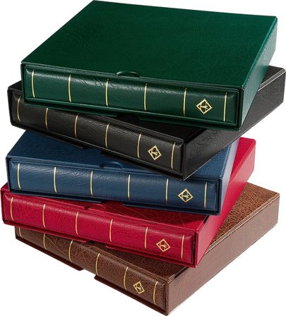 Leuchtturm Ringbind EXCELLENT DE og kassette - Blå