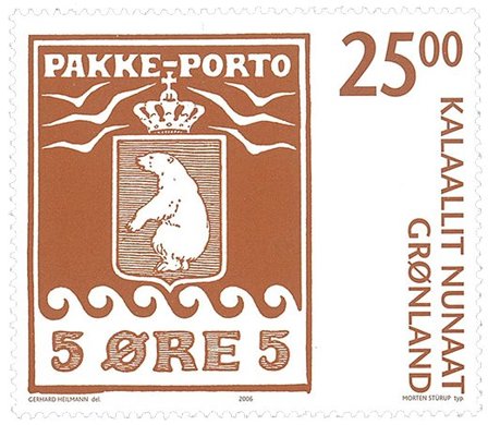 Grønland - Pakke Porto II - Postfrisk frimærke