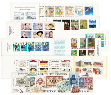 Finland 1979-1992 - 10 forskellige hæfter - Postfrisk