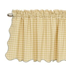 Gardinkappe garnfarvede tern Gul