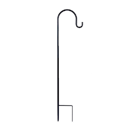 Utendørs Enkelt Hengerkrok Med 5-Tann Base For Henging Av Fuglemater Plantekurver Solcellelamper Lanterner