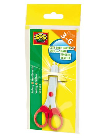 Junior Safety Scissors Toys Creativity Drawing & Crafts Craft Craft Sets Red SES Creative
