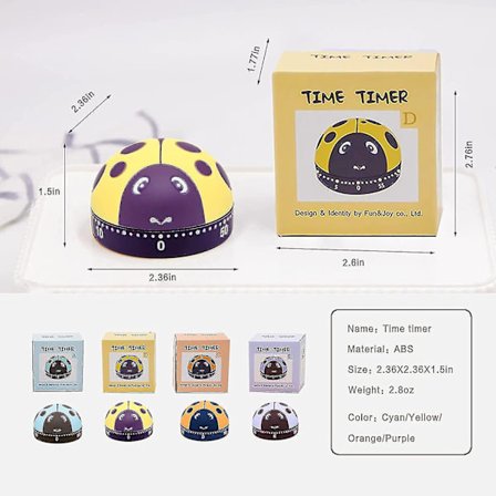 Mekanisk Katt Kjøkken Timer 60-minutters Nedtelling