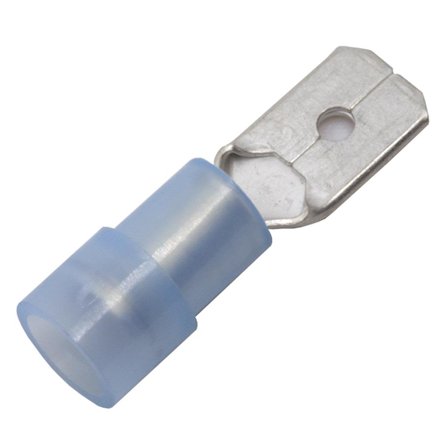 Abiko KA2507H-CP Kabelsko flatstift, 10-pakning, Installasjonsmaterial