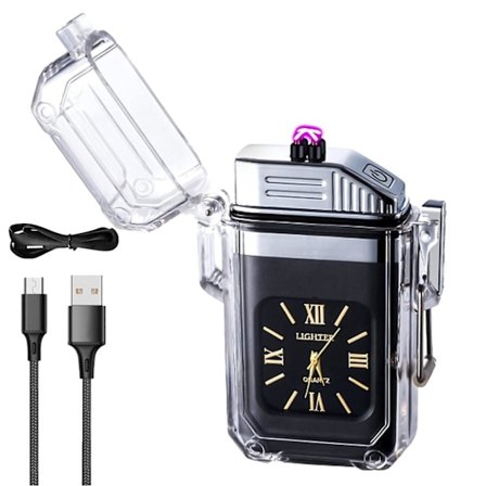 USB Elektronisk Lighter Arc Lighter: Vandtæt og Vindtæt Elektrisk Lighter med Skive til Overlevelsesudstyr, Type-C Genopladelig Lighter -GSL 6.14
