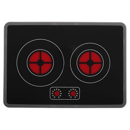 Realistisk induktionshäll med ljuseffekter Köksleksak Barn Låtsaslek Leksak Tecknad köksinduktionshäll Modellleksak för små barn [D]