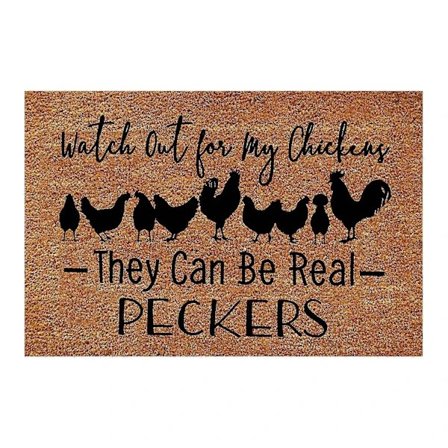 Badeværelsesmåtte Tryk Støjreduktion Skridsikker Funktionel God Absorberende Rektangel Skridsikker Kylling F