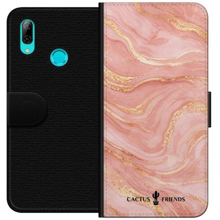 Kompatibel Tegnebogsetui til Huawei Huawei P smart 2019 Cactus and Friends – RoseGoldFlow