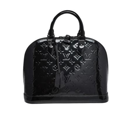 Louis Vuitton Vintage, Pre-owned Leather louis-vuitton-bags Zwart, Dames, Maat:ONE Size