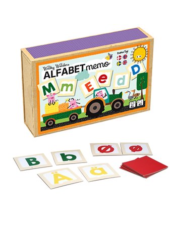 Wacky Wonders Alphabet Memo Patterned Barbo Toys