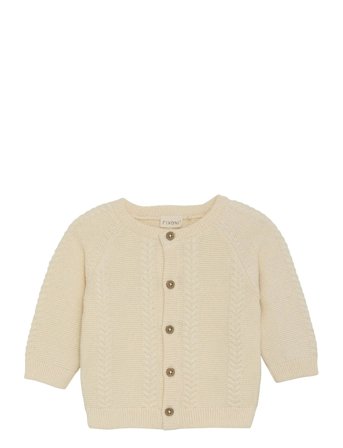 Cardigan Knit Cream Fixoni